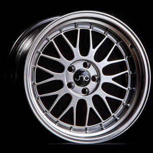 JNC JNC005 HYPER BLACK WITH CHROME RIVETS WHEELS | 17X9.5 | 4X100/4X114.3 | OFFSET: 32MM | CB: 73.1MM