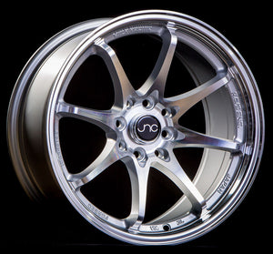 JNC JNC006 SILVER WITH MACHINED FACE WHEELS | 17X8 | 4X100/4X114.3 | OFFSET: 30MM | CB: 73.1MM