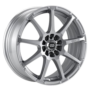 ENKEI EDR9 SILVER WHEELS | 17X8 | 5X100/5X114.3 | OFFSET: 45MM | CB: 72.6MM