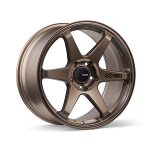 ENKEI T6R MATTE BRONZE WHEELS | 17X8 | 5X114.3 | OFFSET: 40MM | CB: 72.6MM