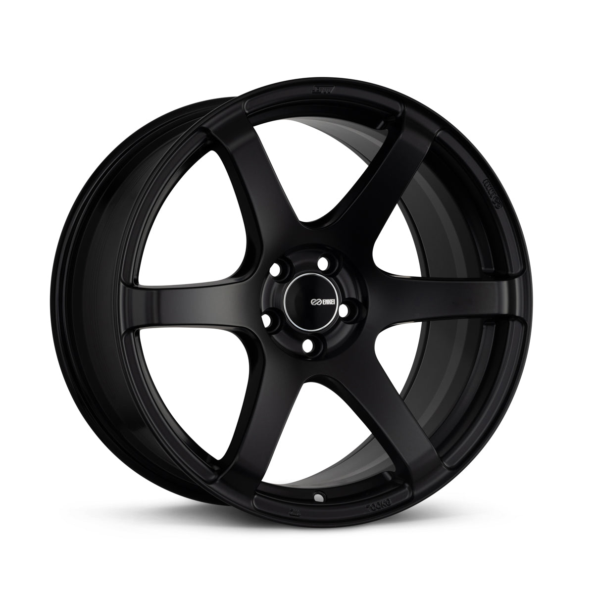 ENKEI T6S MATTE BLACK WHEELS | 17X8 | 5X114.3 | OFFSET: 45MM | CB: 72.6MM