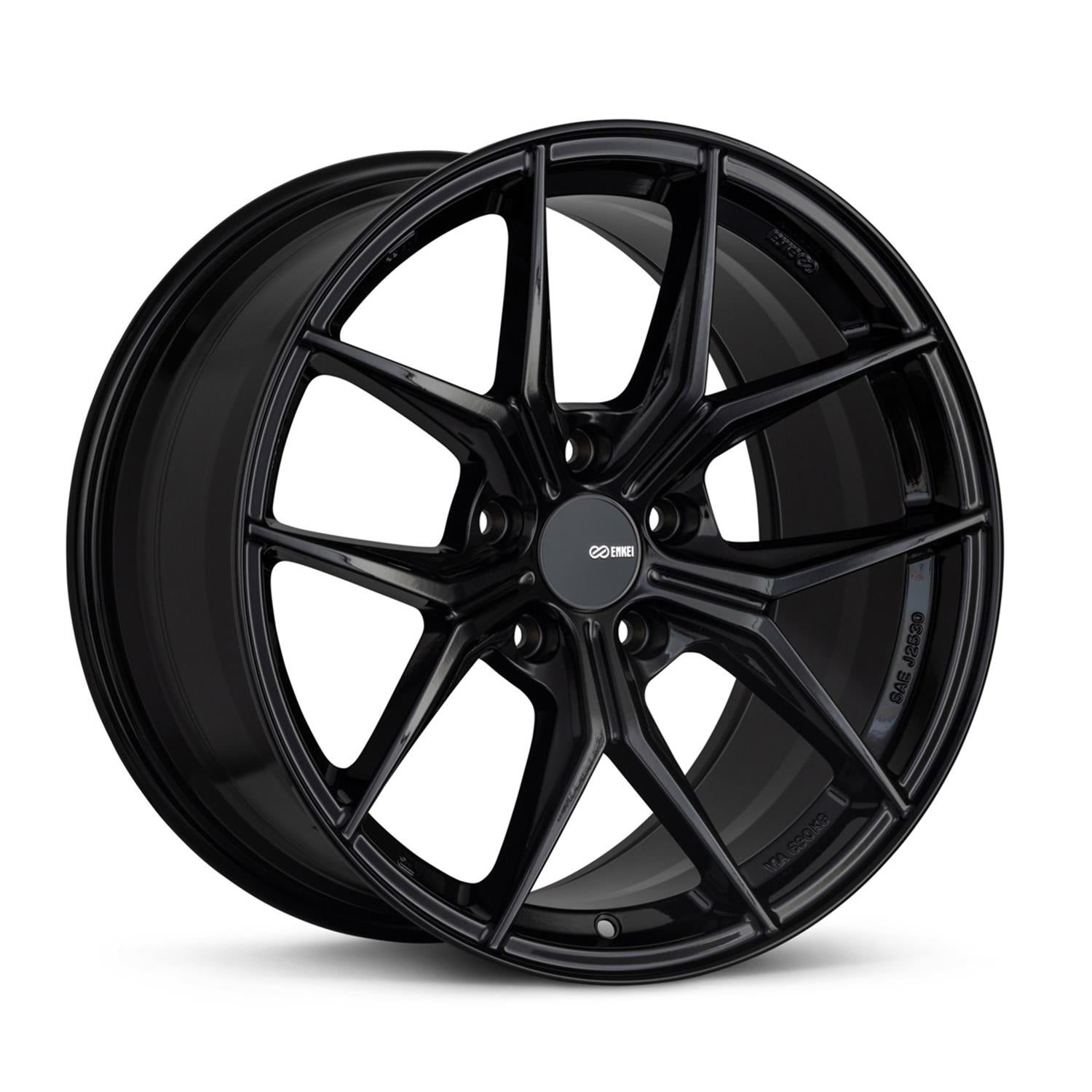 ENKEI TSR-X GLOSS BLACK WHEELS | 20X9.5 | 5X114.3 | OFFSET: 40MM | CB: 72.6MM