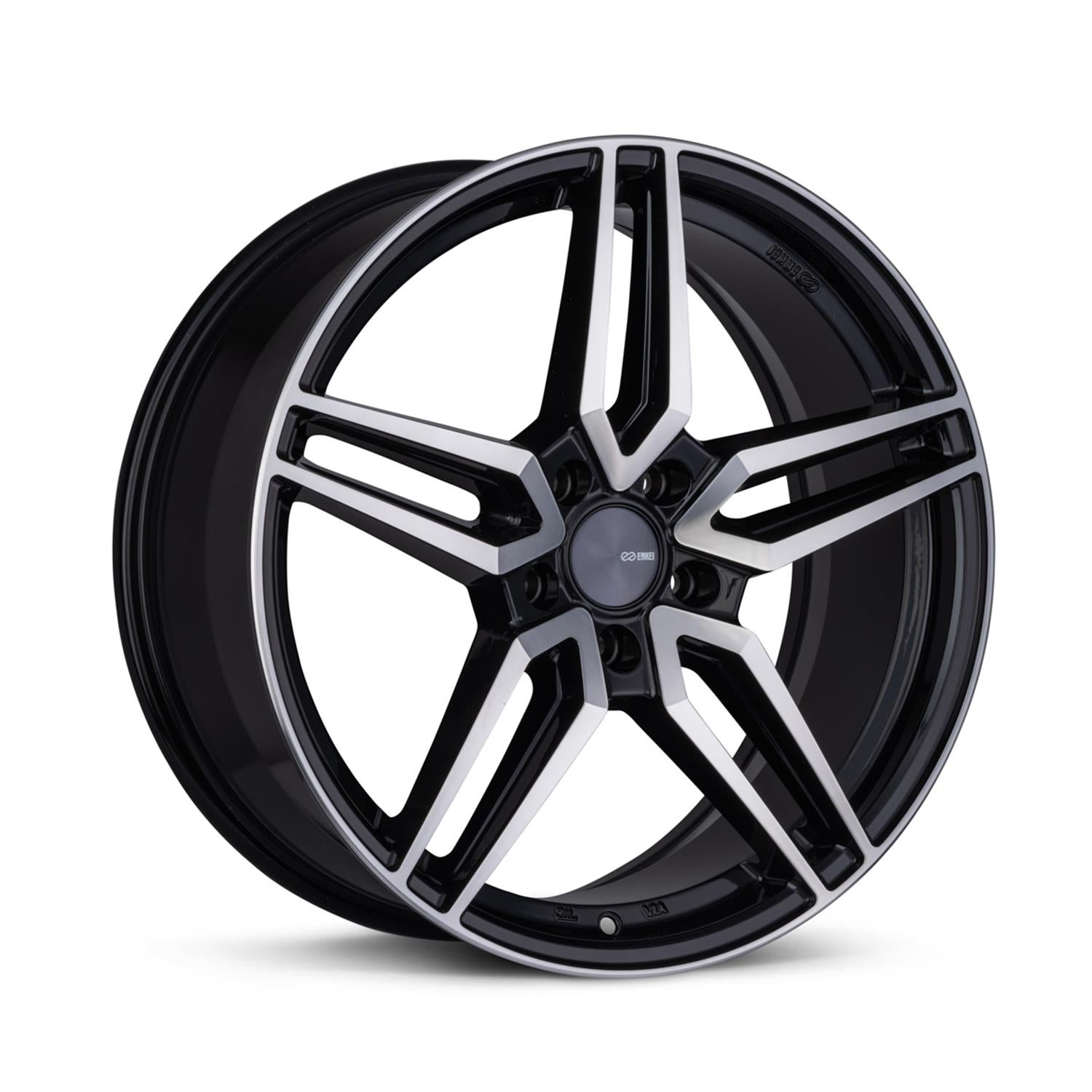 ENKEI VICTORY MATTE BLACK MACHINED FACE WHEELS | 19X8 | 5X114.3 | OFFSET: 45MM | CB: 72.6MM