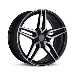 ENKEI VICTORY MATTE BLACK MACHINED FACE WHEELS | 18X8 | 5X120 | OFFSET: 40MM | CB: 72.6MM