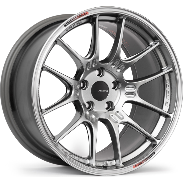 ENKEI GTC02 HYPER SILVER WHEELS | 18X9.5 | 5X114.3 | OFFSET: 40MM | CB: 75MM