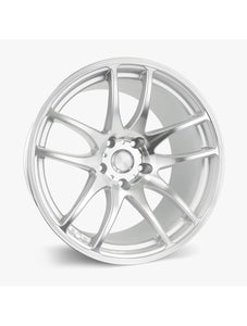 ESR SR08 HYPER SILVER WITH MACHINED FACE AND MACHINED LIPWHEELS | 18X10.5 | 5X114.3 | OFFSET: 15MM | CB: 72.6MM