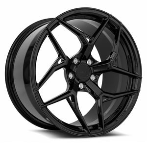 MRR FORGED F10 GLOSS BLACK FIT CORVETTE C8 WHEELS | 20X11 | 5X120 | OFFSET: 48MM | CB: 66.9MM