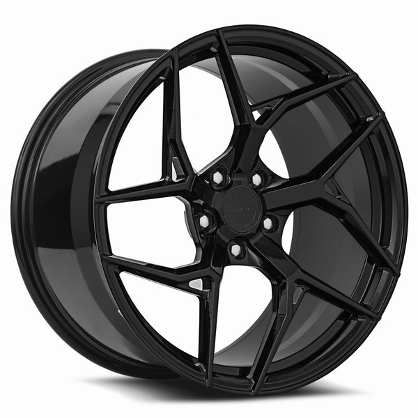 MRR FORGED F10 GLOSS BLACK FIT CORVETTE C8 WHEELS | 20X11 | 5X120 | OFFSET: 48MM | CB: 66.9MM