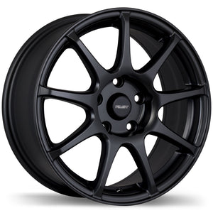 FAST ORBIT MATTE BLACK WHEELS | 17X7.5 | 5X114.3 | OFFSET: 42MM | CB: 73MM