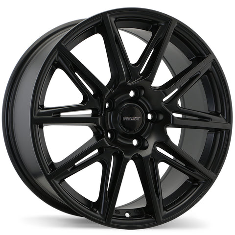 FAST SWITCH SATIN BLACK WHEELS | 17X7.5 | 5X114.3 | OFFSET: 35MM | CB: 67.1MM