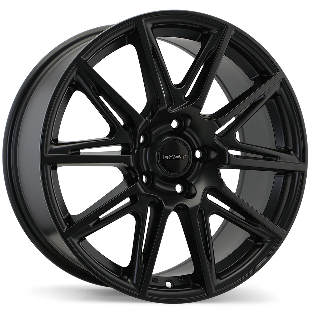 FAST SWITCH SATIN BLACK WHEELS | 17X7.5 | 5X114.3 | OFFSET: 45MM | CB: 70.6MM