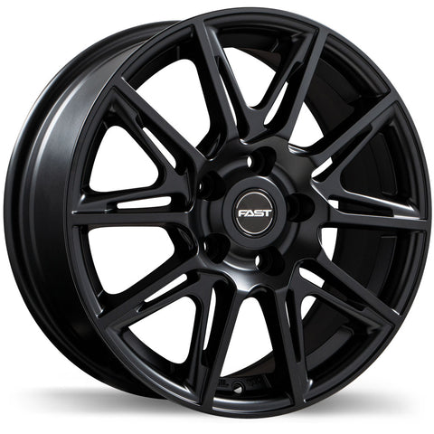 FAST SWITCH SATIN BLACK WHEELS | 16X6.5 | 5X114.3 | OFFSET: 38MM | CB: 66.1MM