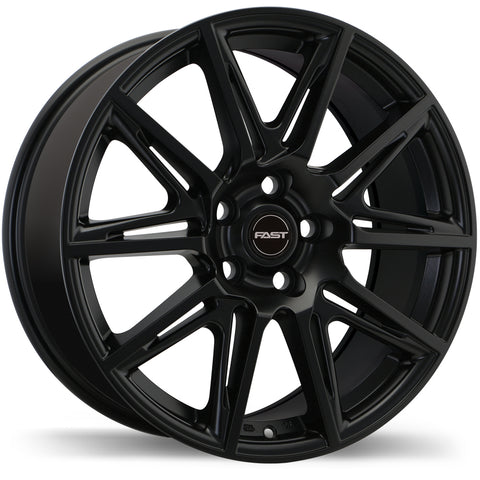 FAST SWITCH SATIN BLACK WHEELS | 17X7.5 | 5X114.3 | OFFSET: 35MM | CB: 66.1MM