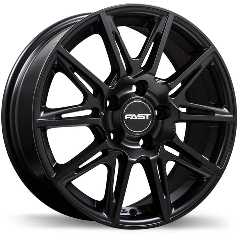 FAST SWITCH SATIN BLACK WHEELS | 16X6.5 | 5X114.3 | OFFSET: 42MM | CB: 64.1MM