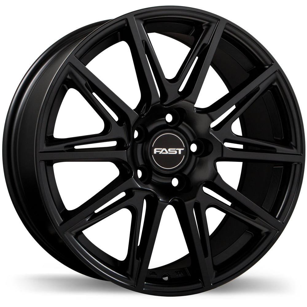 FAST SWITCH SATIN BLACK WHEELS | 17X7.5 | 5X120 | OFFSET: 45MM | CB: 64.1MM