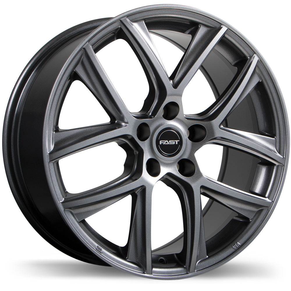 FAST TACTIC TITANIUM WHEELS | 16X6.5 | 5X114.3 | OFFSET: 45MM | CB: 66.1MM