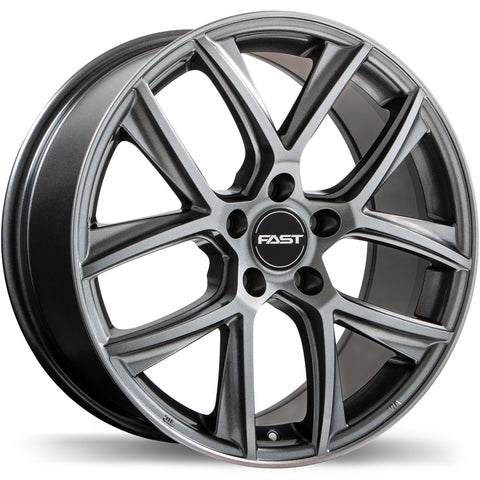 FAST TACTIC TITANIUM WHEELS | 17X7.5 | 5X114.3 | OFFSET: 40MM | CB: 64.1MM