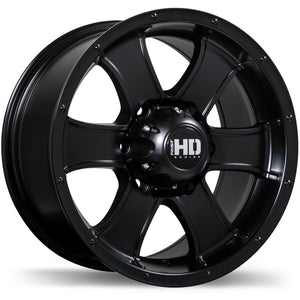 FAST TERRANO SATIN BLACK WHEELS | 16X8 | 6X139.7 | OFFSET: 18MM | CB: 106.1MM