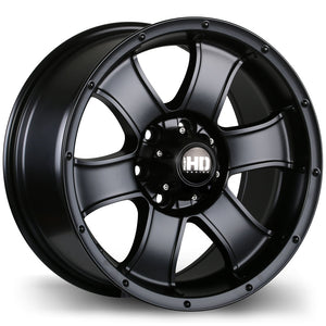 FAST TERRANO SATIN BLACK WHEELS | 16X8 | 6X114.3 | OFFSET: 18MM | CB: 66.1MM