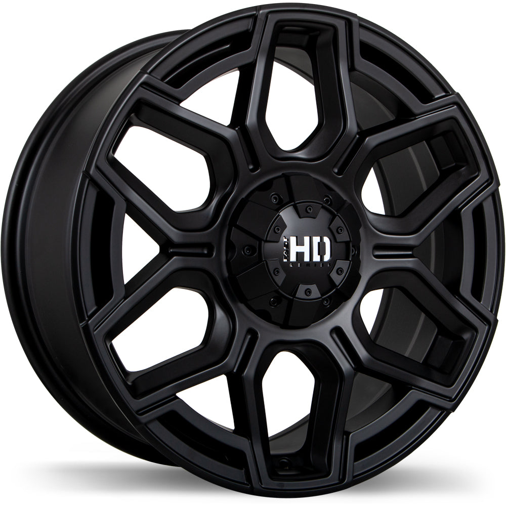 FAST THUNDER MATTE BLACK WHEELS | 17X8 | 5X114.3/127 | OFFSET: 40MM | CB: 78.1MM