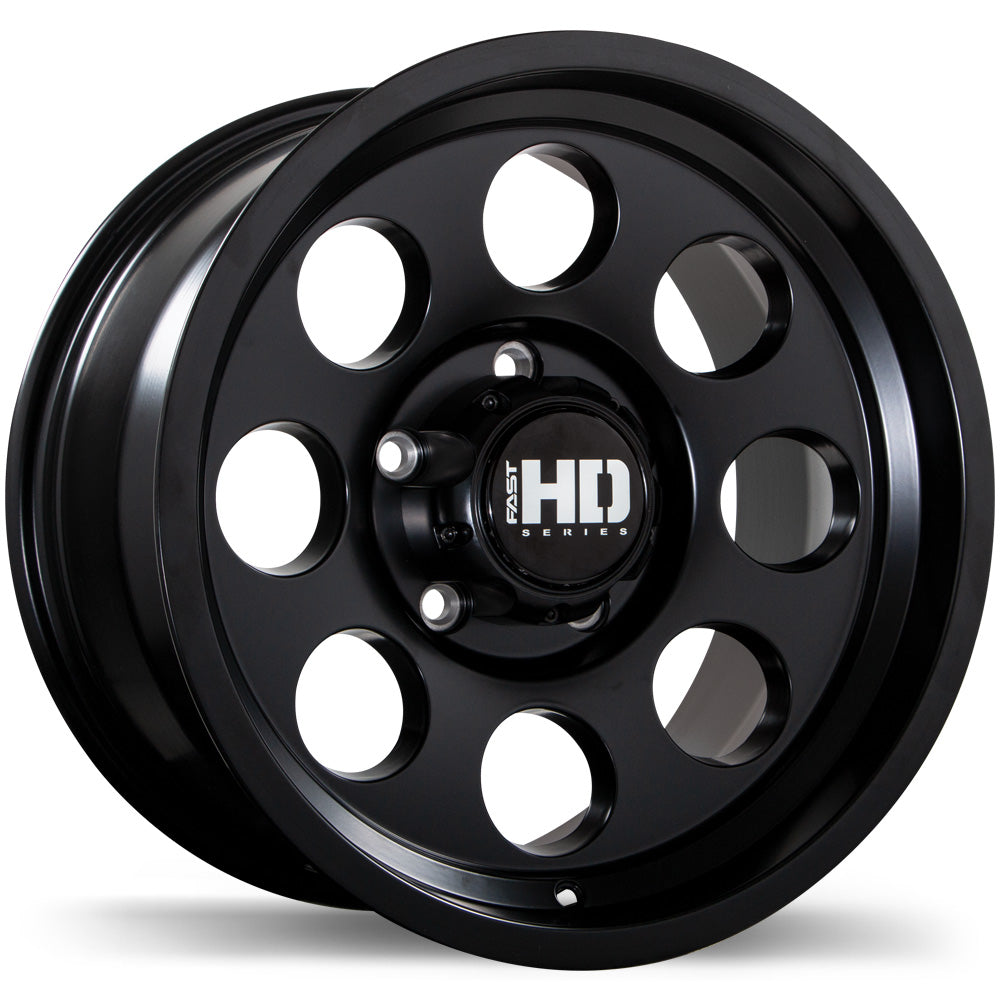 FAST DETOUR SATIN BLACK WHEELS | 17X9 | 5X139.7 | OFFSET: 0MM | CB: 78.1MM