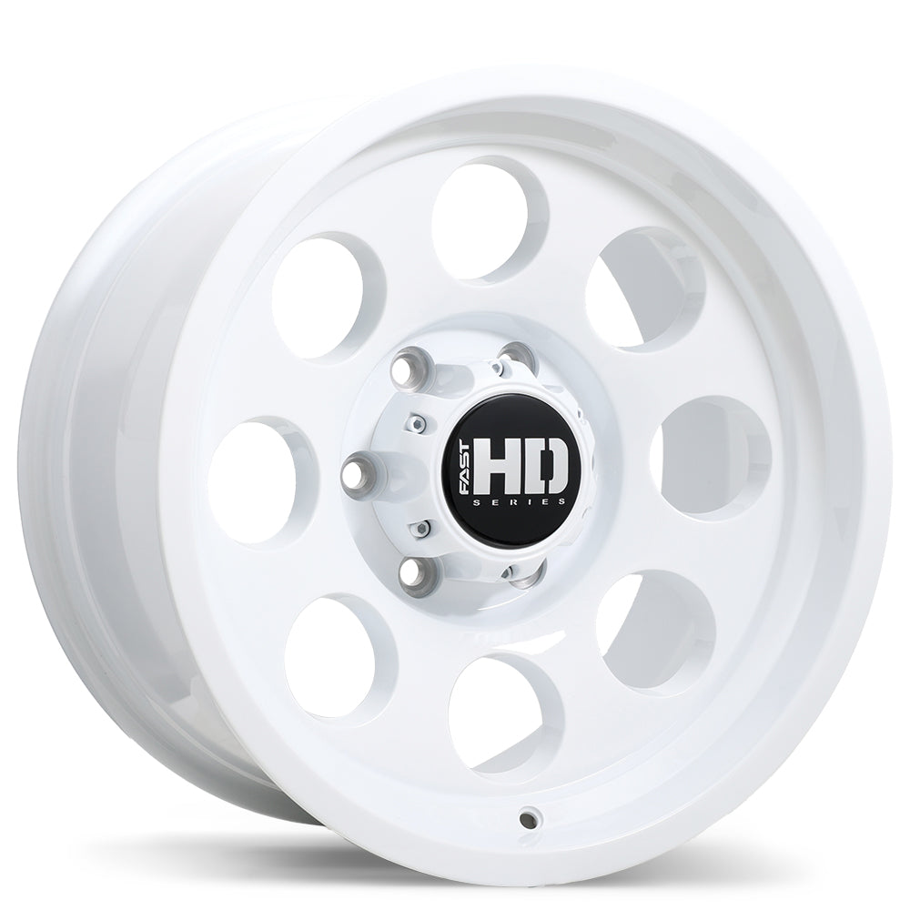 FAST DETOUR GLOSS WHITE WHEELS | 17X9 | 6X139.7 | OFFSET: 0MM | CB: 106.1MM