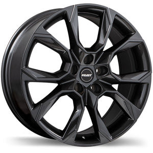 FAST AVENTURE GLOSS GUNMETAL WHEELS | 17X7 | 5X114.3 | OFFSET: 35MM | CB: 66.1MM