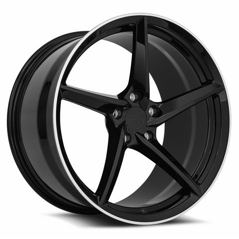 MRR FORGED F25 GLOSS BLACK FIT CORVETTE C8 WHEELS | 20X11 | 5X120 | OFFSET: 48MM | CB: 66.9MM