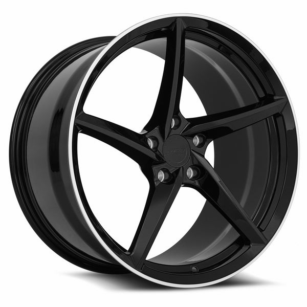 MRR FORGED F25 GLOSS BLACK FIT CORVETTE C8 WHEELS | 20X11 | 5X120 | OFFSET: 48MM | CB: 66.9MM