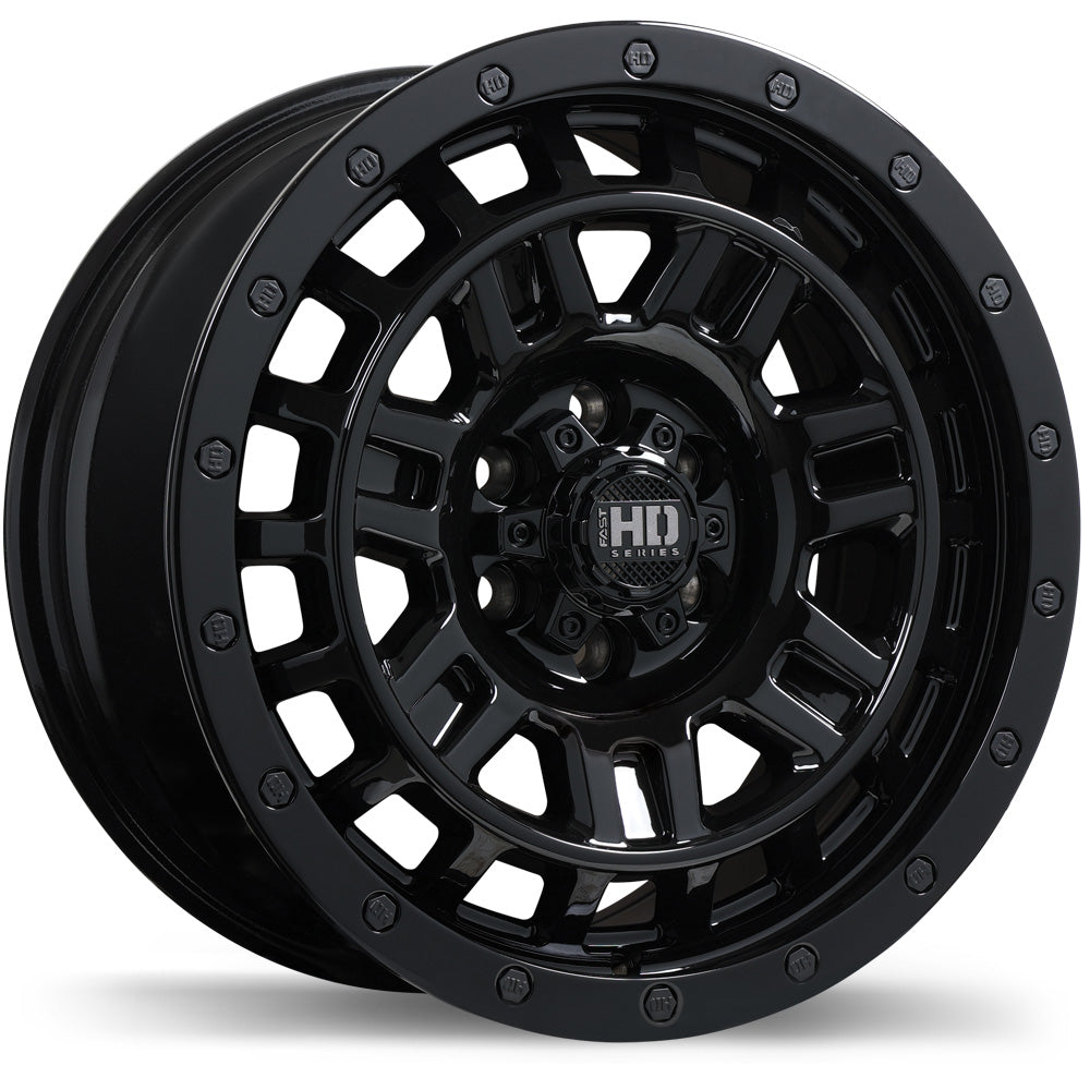 FAST K-O GLOSS BLACK WHEELS | 16X8 | 6X120 | OFFSET: 30MM | CB: 67.1MM