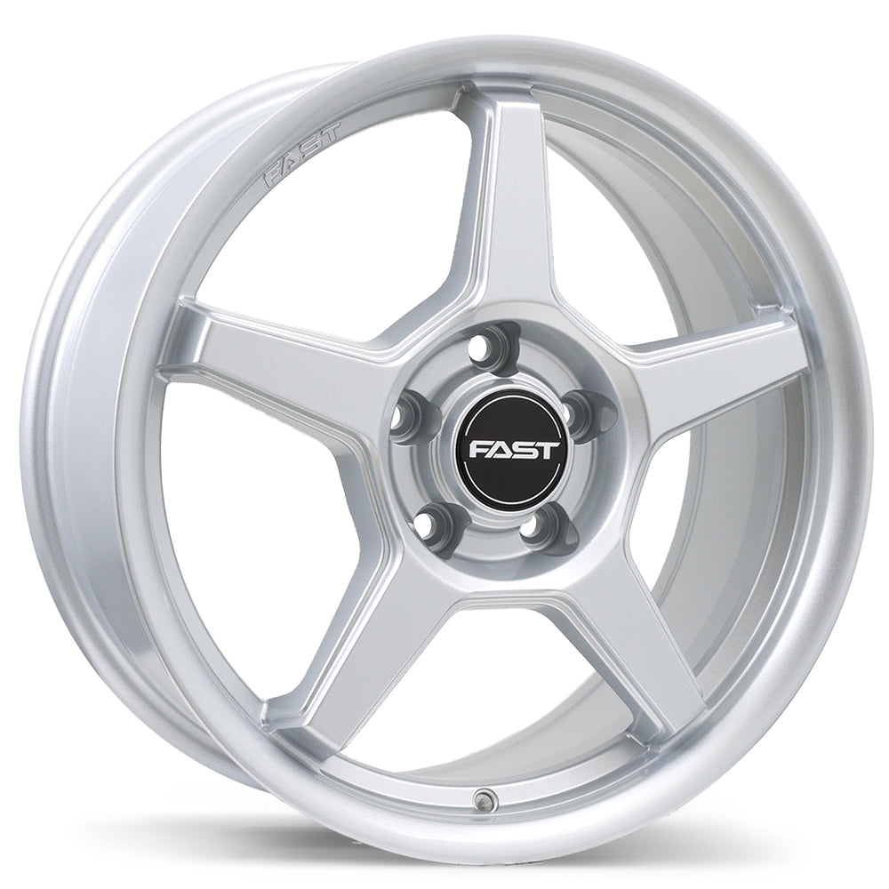 FAST FLAIR GLOSS SILVER WHEELS | 17X7 | 5X114.3 | OFFSET: 40MM | CB: 64.1MM