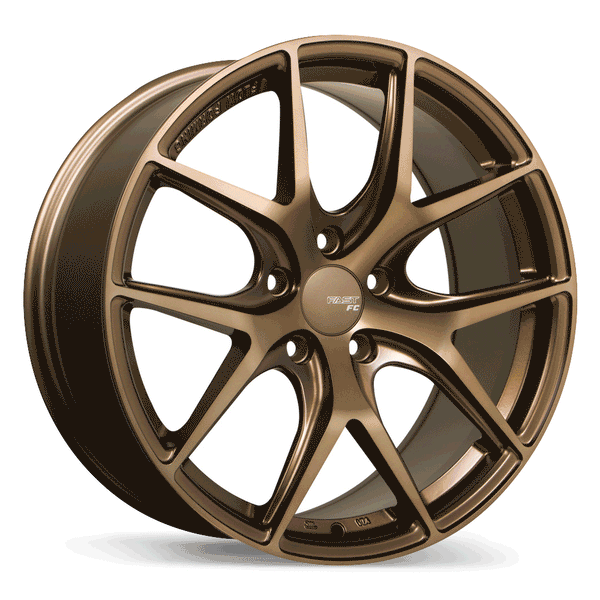 FAST FC04 MATTE BRONZE WHEELS | 18X8 | 5X120 | OFFSET: 40MM | CB: 72.6MM