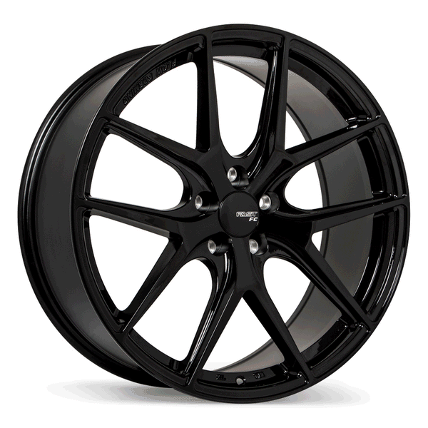 FAST FC04 METALLIC BLACK WHEELS | 20X9.5 | 5X112 | OFFSET: 35MM | CB: 72.6MM