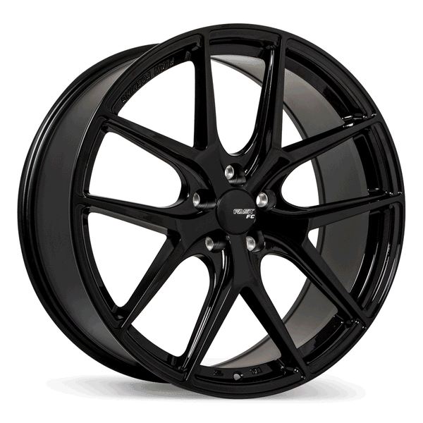 FAST FC04 METALLIC BLACK WHEELS | 20X8.5 | 5X112 | OFFSET: 35MM | CB: 72.6MM