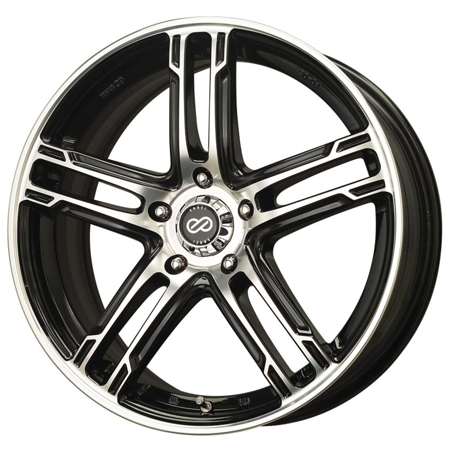 ENKEI FD-05 MATTE BLACK MACHINED FACE WHEELS | 17X7 | 5X114.3 | OFFSET: 50MM | CB: 72.6MM