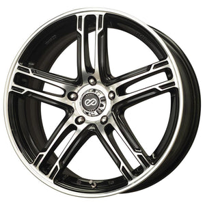 ENKEI FD-05 MATTE BLACK MACHINED FACE WHEELS | 16X7 | 5X100 | OFFSET: 38MM | CB: 72.6MM