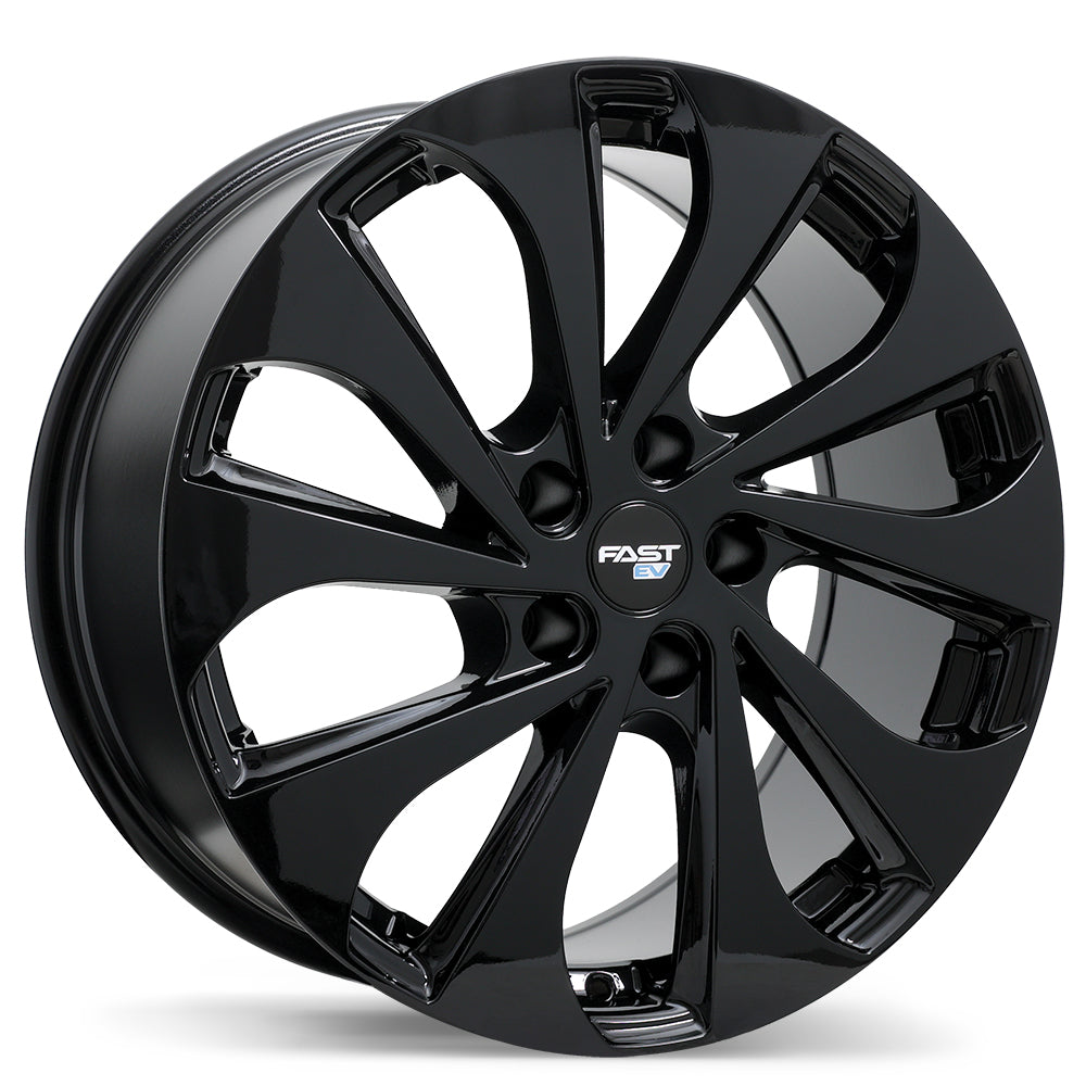 FAST EV05 GLOSS BLACK WHEELS | 18X8 | 5X108 | OFFSET: 48MM | CB: 63.4MM