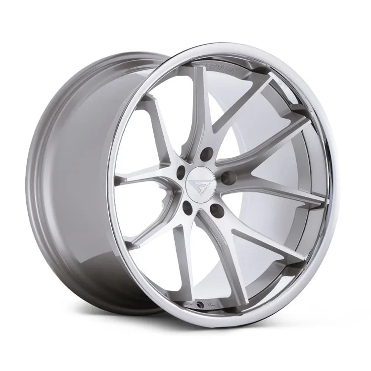 FERRADA FR2 MACHINE SILVER AND CHROME LIP WHEELS | 19X8.5 | 5X120 | OFFSET: 33MM | CB: 72.56MM