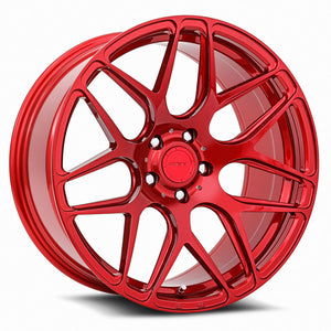 MRR FS1 CANDY RED WHEELS | 21X9 | 5X120 | OFFSET: 35MM | CB: 72.6MM