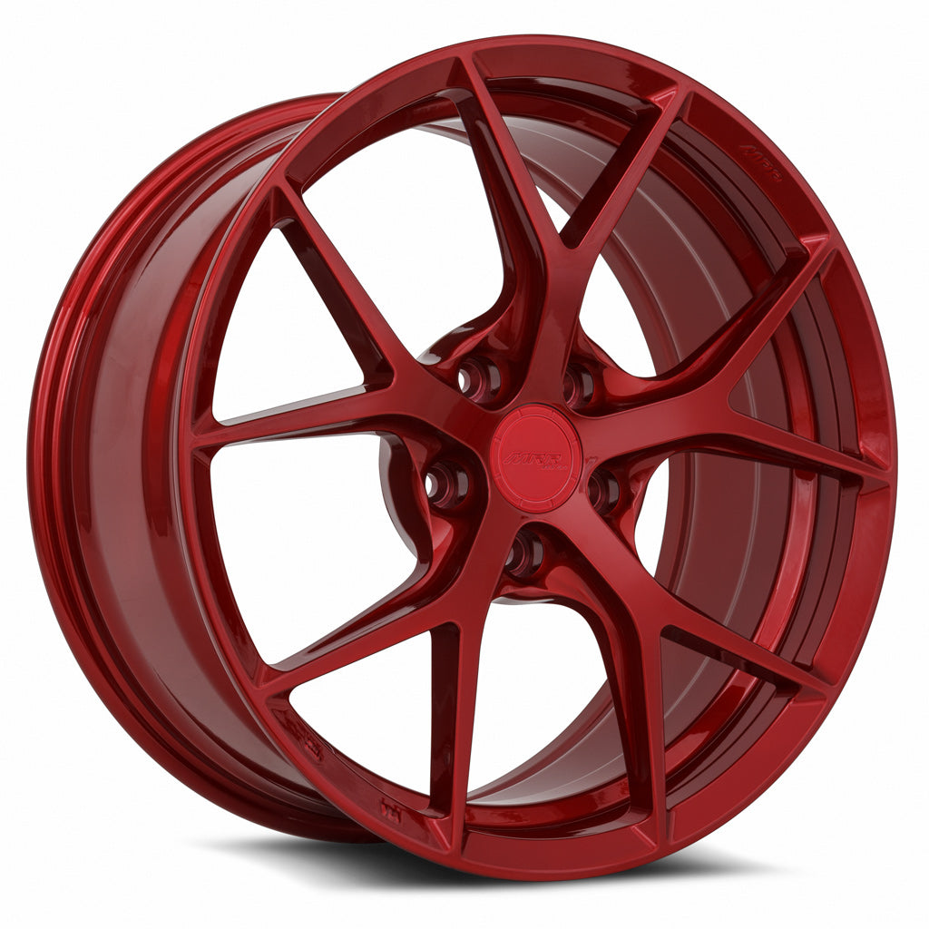 MRR FS6 CANDY RED WHEELS | 20X10 | 5X120 | OFFSET: 35MM | CB: 72.6MM