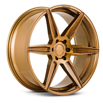 SET OF 4X WHEELS - FERRADA FT2 BRUSHED COBRE WHEELS | 24X10 | 6X135 | OFFSET: 25MM | CB: 87.1MM