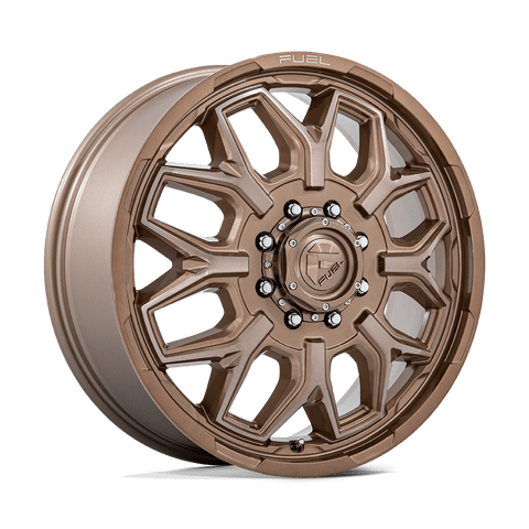FUEL D876 FLUX DUALLY PLATINUM BRONZE WHEELS | 22X8.25 | 8X170 | OFFSET: 104MM | CB: 125.1MM