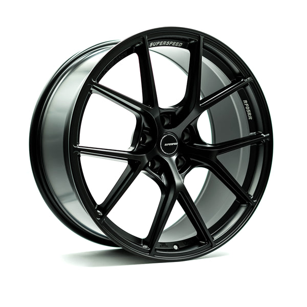 SUPERSPEED RF05RR MATTE BLACK WHEELS | 20X9.5 | 5X112 | OFFSET: 25MM | CB: 66.6MM