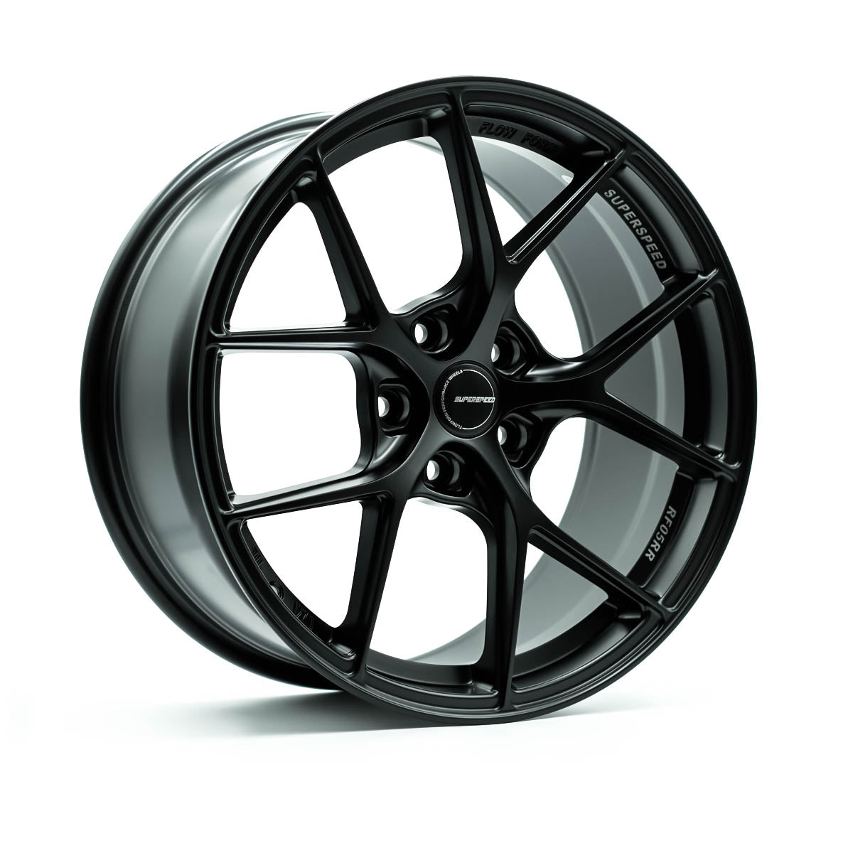 SUPERSPEED RF05RR MATTE BLACK WHEELS | 19X9.5 | 5X112 | OFFSET: 10MM | CB: 66.6MM