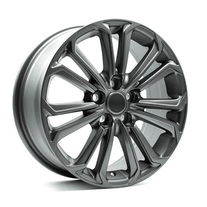 OE PLUS TC01 MATTE GUNMETAL WHEELS | 16X6.5 | 5X100 | OFFSET: 40MM | CB: 54.1MM