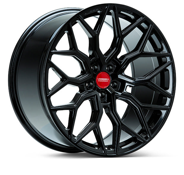 VOSSEN HF2 GLOSS BLACK WHEELS | 24X10 | 5X120 | OFFSET: 32MM | CB: 72.5MM