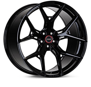 VOSSEN HF5 GLOSS BLACK WHEELS | 22X10 | 5X130 | OFFSET: 45MM | CB: 71.6MM