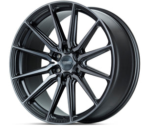 VOSSEN HF6-1 GUNMETAL GRAY WITH MACHINED SPOKE FACES AND DARK TINT WHEELS | 24X10 | 6X139.7 | OFFSET: 25MM | CB: 106.1MM