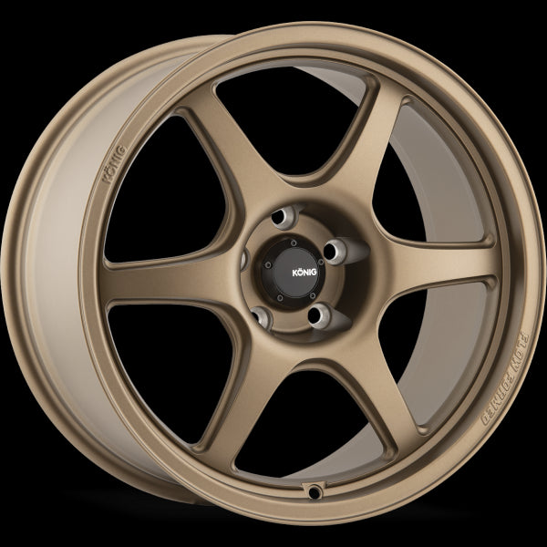 KONIG HEXAFORM MATTE BRONZE WHEELS | 18X9.5 | 5X114.3 | OFFSET: 35MM | CB: 73.1MM