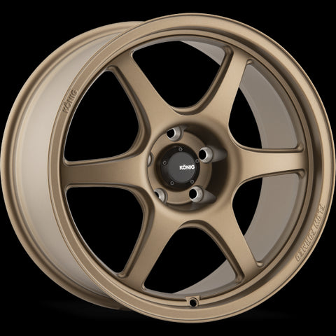 KONIG HEXAFORM MATTE BRONZE WHEELS | 15X7.5 | 4X100 | OFFSET: 35MM | CB: 73.1MM